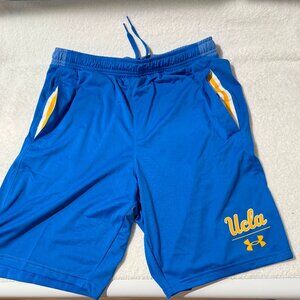 Under Armour UCLA Gym BB Shorts, Blue-Gold, New w Tags — Men's Medium
